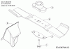 Mr.Gardener HW 46 B 11A-TN5C629 (2016) Pièces détachées Lame, Moyeu de lame, Bouchon mulching jusqu`au 31.08.2016