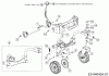 Cub Cadet SC 500 Z 12ABC62J710 (2015) Listas de piezas de repuesto y dibujos Axles, Hight adjustment, Front wheel support