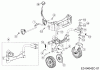 Cub Cadet LM 3 ER 53 12AQC6J4603  (2017) Listas de piezas de repuesto y dibujos Axles, Hight adjustment, Front wheel support