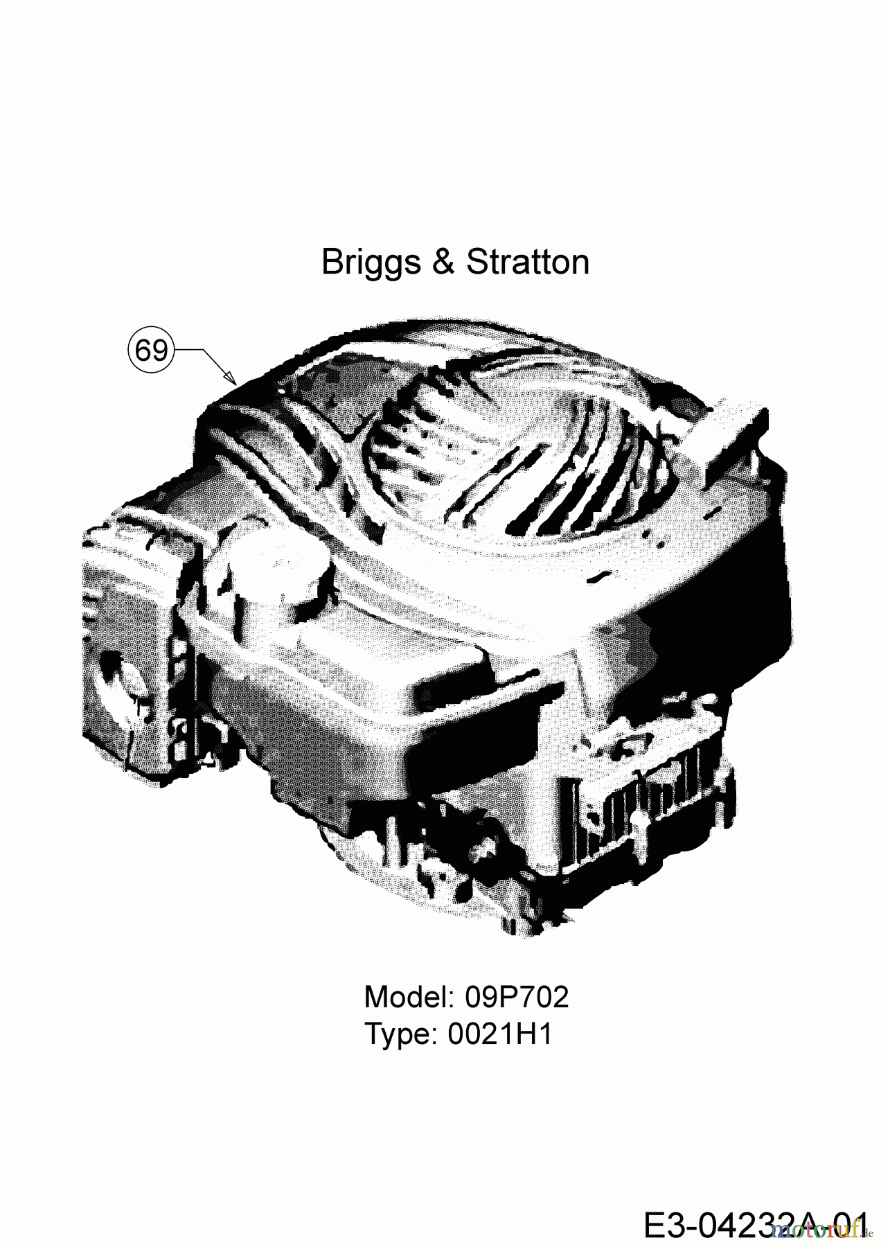  MTD Petrol mower Smart 53 PB 11A-B25D600  (2014) Engine Briggs & Stratton