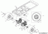 MTD P 155 HZ-G 17AE2ACG678 (2008) Listas de piezas de repuesto y dibujos Drive system, Wheels