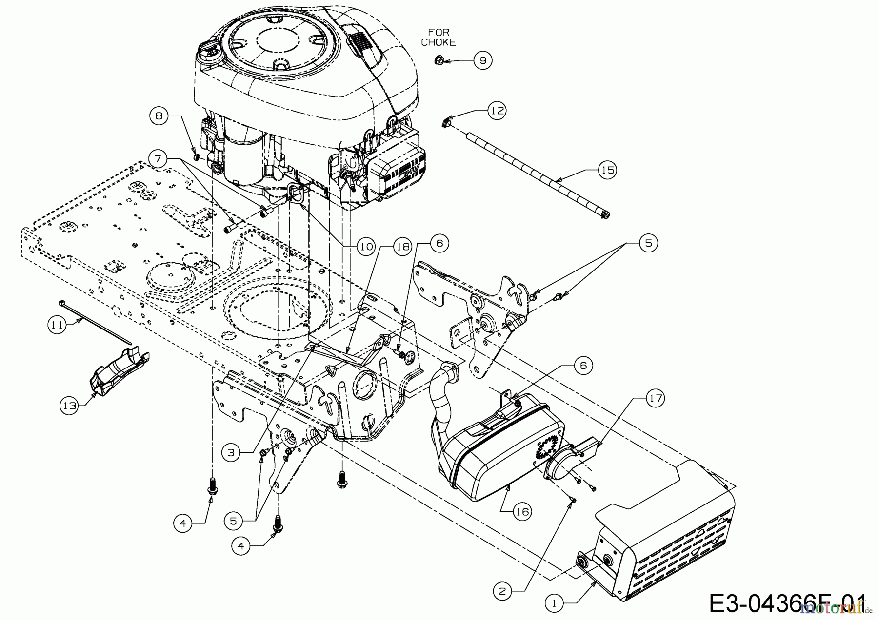  B Power Tracteurs de pelouse BT 155-92 AH 2 13HM71KE648  (2015) Accessoires moteur
