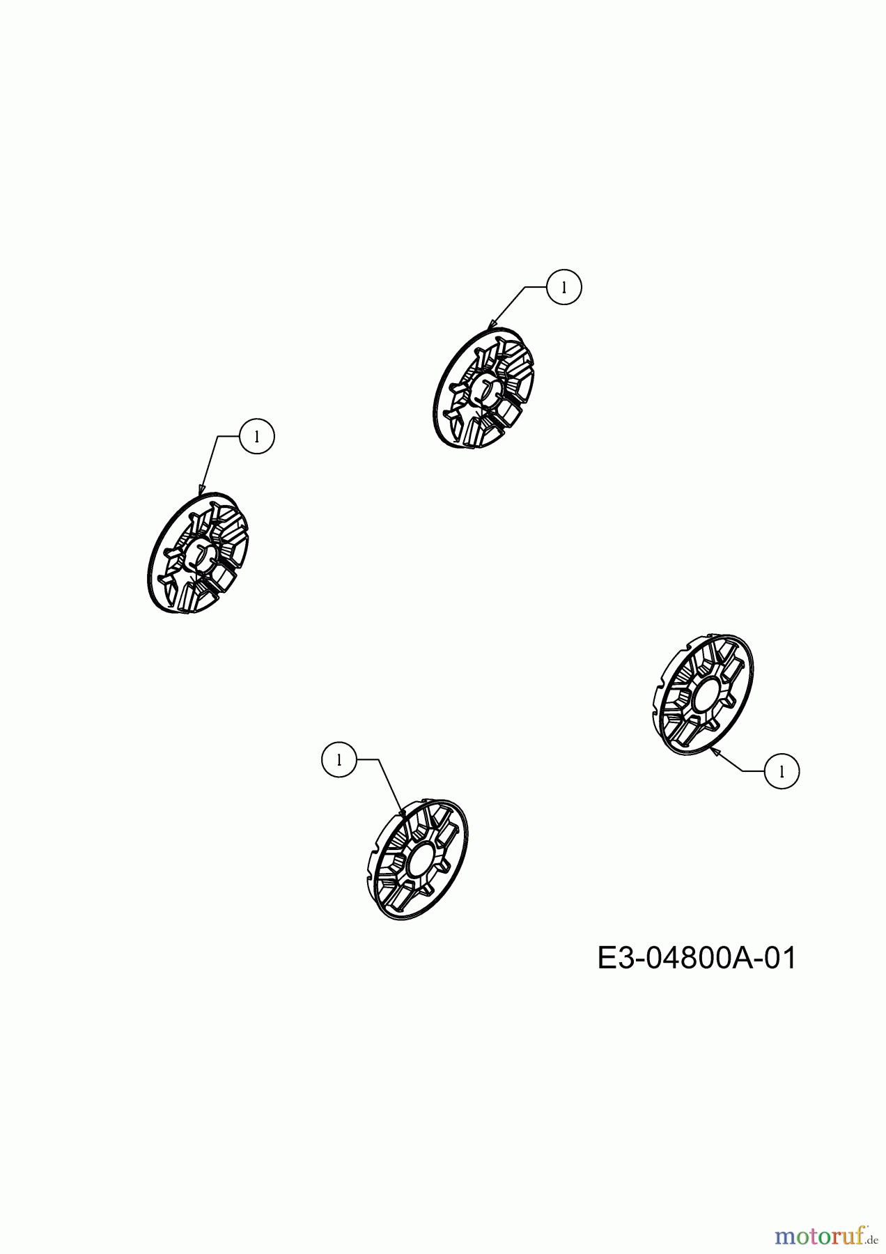  Black-Line Tondeuse thermique BL 4046 11C-J10G683  (2013) Enjoliveurs