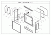 MTD Accessories Cabine 596-236-600 (2009) Listas de piezas de repuesto y dibujos Rear flap, Side frames, Windows