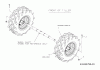 MTD T/405 M 21AA46M3678 (2015) Spareparts Wheels