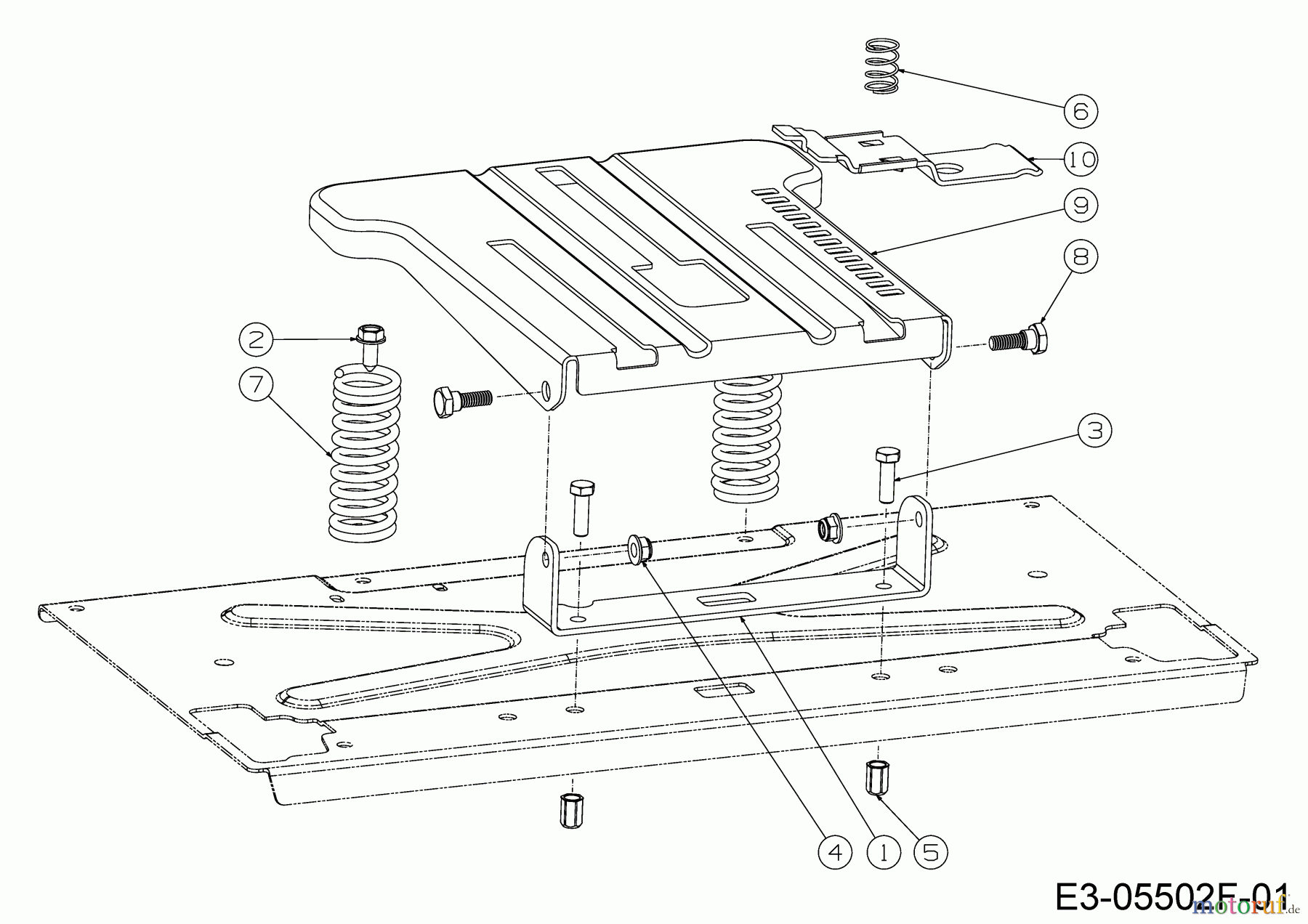  Massey Ferguson Zero Turn MF 50-22 ZT 17ARCACQ695  (2018) Support de siège