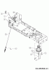 MTD DL 1070 TB 13HU76KG677 (2017) Listas de piezas de repuesto y dibujos Deck engagement, Engine pulley