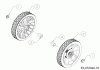MTD M 53 31A-2M1E678 (2018) Listas de piezas de repuesto y dibujos Wheels