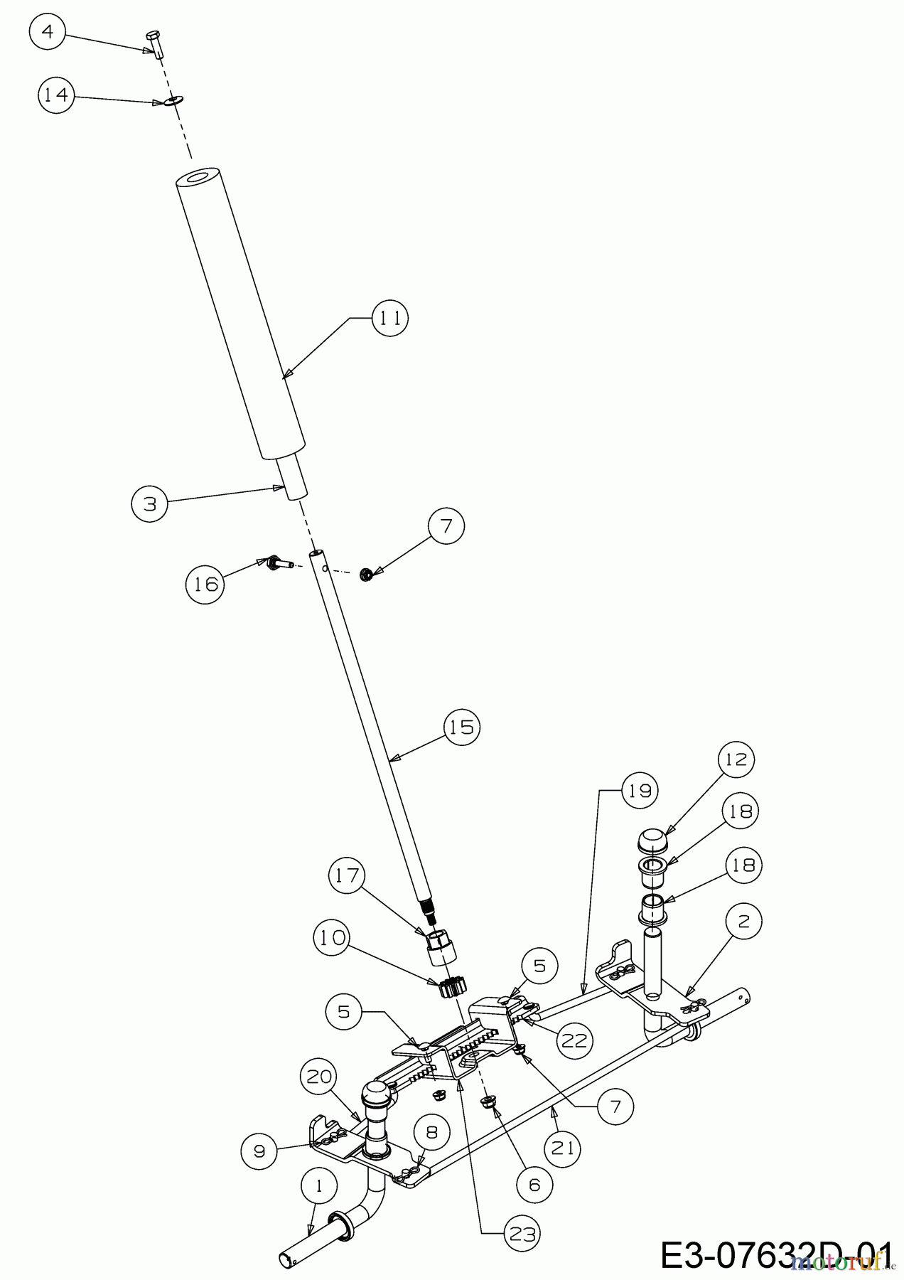  MTD Tracteurs de pelouse Micro Rider 13AA26JC308  (2018) Système direction