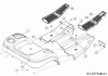 Cub Cadet GTX 2100 14A-3GE-603 (2015) Pièces détachées Jupe, Marchepied