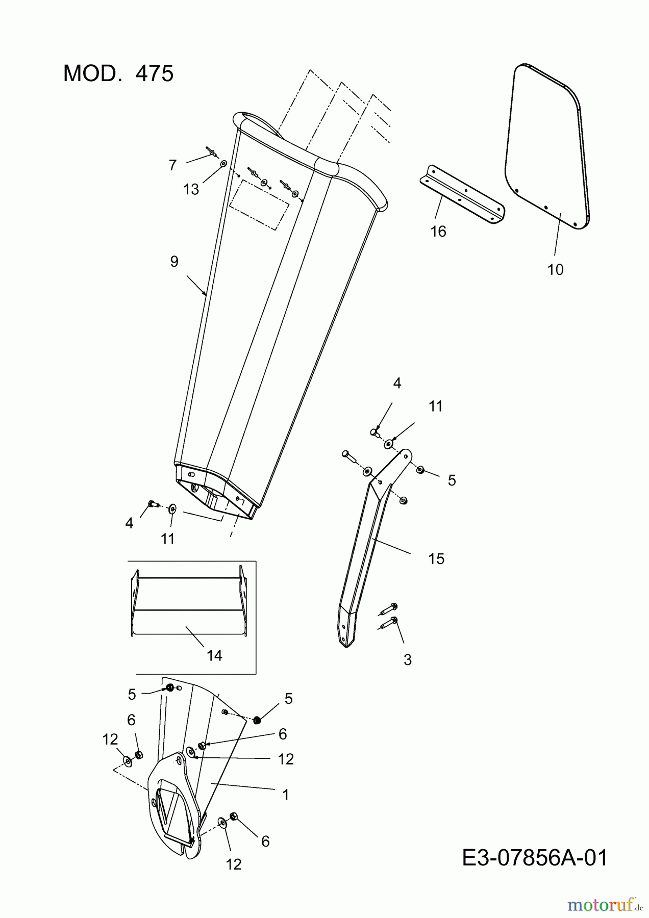  MTD Broyeur 475 24B-424P678  (2013) Trémie