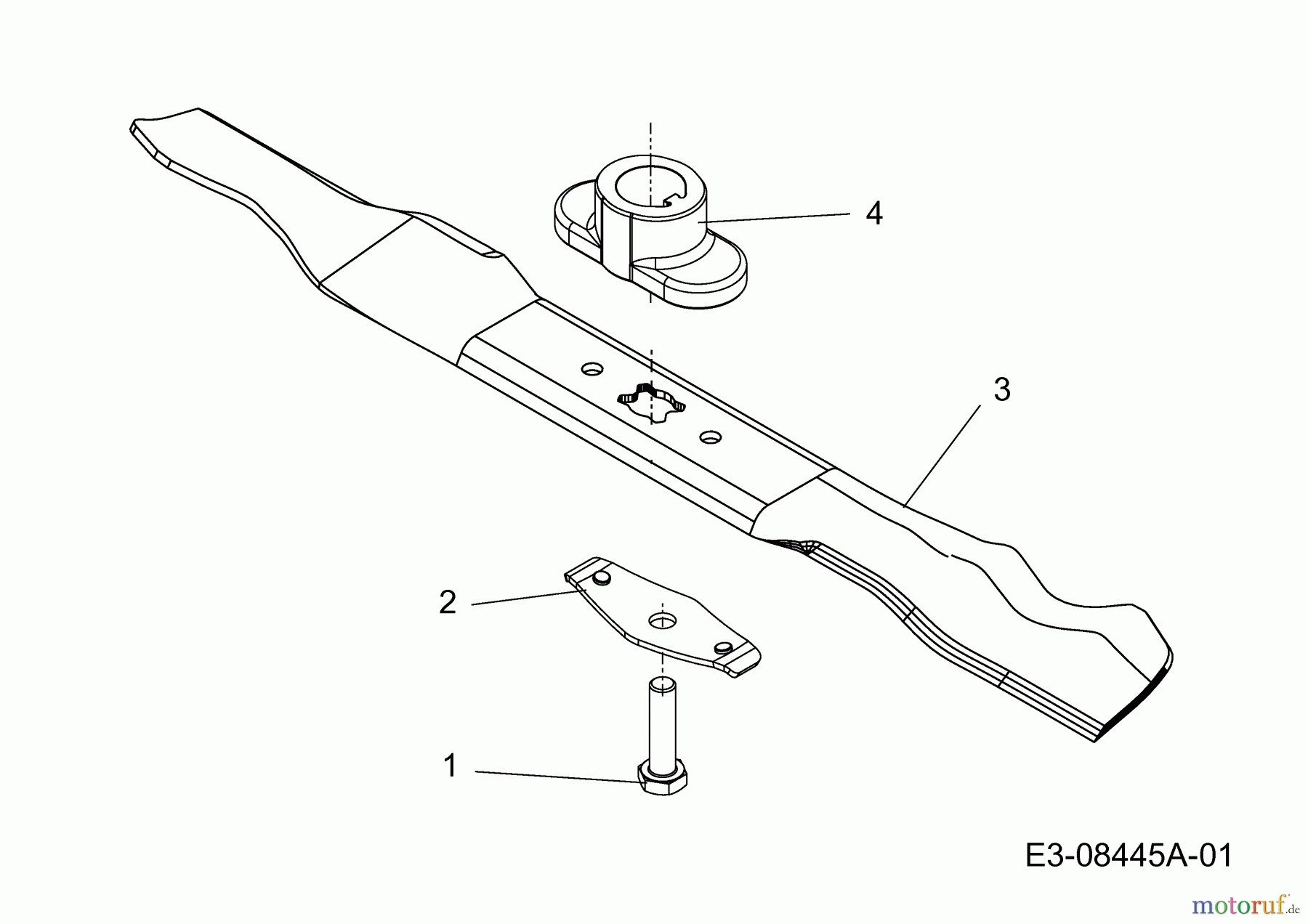  MTD Tondeuse thermique 53 PB 11A-848R600  (2012) Lame