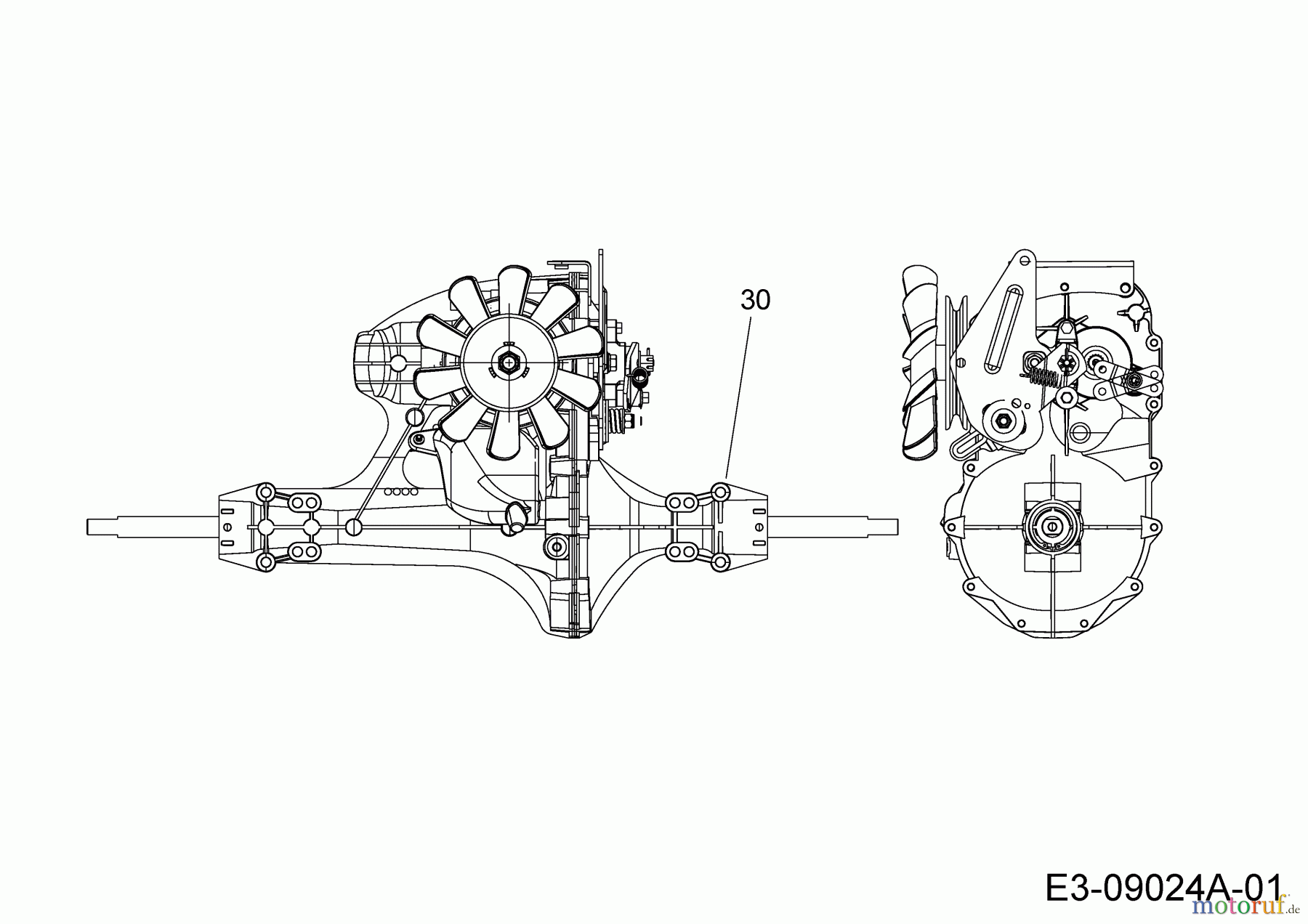  MTD Tracteurs de pelouse H 145 13AA698F678  (2004) Boîte de vitesse hydrostatique