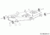 Troy-Bilt Super Bronco GT 54 FAB 14A7A3KA066 (2016) Pièces détachées Roues plateau de coupe