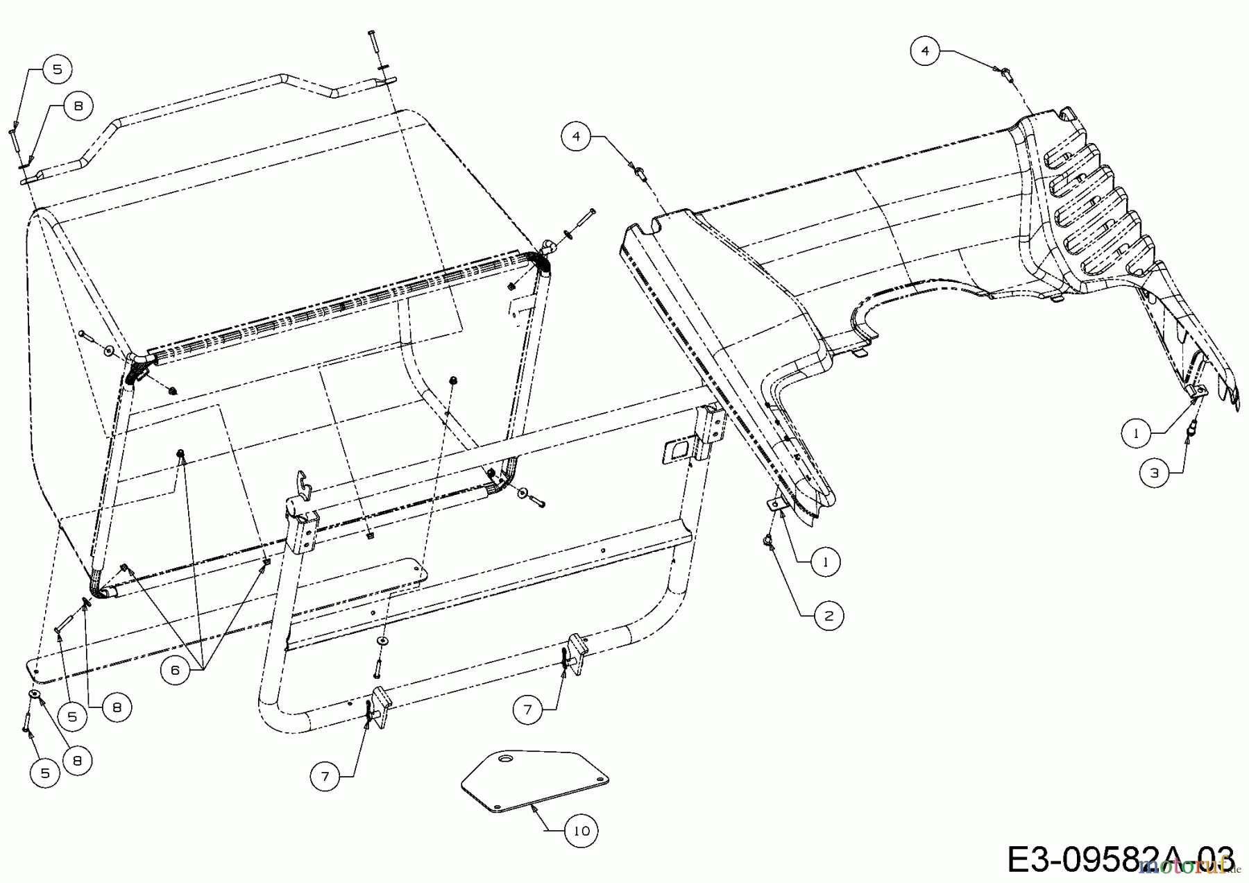  Wolf-Garten Tracteurs de pelouse Scooter Hydro 13A221SD650  (2017) Attelage remorque, Jeu de vis jupe