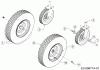 MTD WCM 84 E 12AE76SM678 (2017) Spareparts Wheels