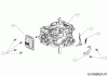 MTD-Moteurs 1P57NH 752Z1P57NH (2016) Pièces détachées Levier de règulateur, Bloc moteur embiellé, Couvercle de culasse
