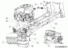 MTD Optima G 46 MB 11E-705B600 (2017) Pièces détachées Réglage hauteur arrière