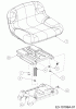 MTD Micro Rider 13AA26JC308 (2017) Listas de piezas de repuesto y dibujos Seat, Seat bracket