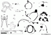 Robomow MS 1500 (White) PRD6100YW (2016) Pièces détachées Câble, Connexion câble, capteur pluie, Outillages