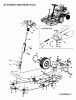 MTD F 125 13A-522-678 (1998) Listas de piezas de repuesto y dibujos Steering wheel, Steering column, Front wheels