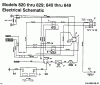MTD G 185 14AI848H678 (2000) Pièces détachées Plan électrique
