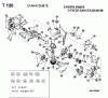 MTD jusq à 2011 T 120 21AK410G678 (2002) Pièces détachées Moteur