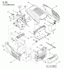 MTD B 155 13AA688G678 (2003) Listas de piezas de repuesto y dibujos Engine hood 8-Style