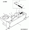 MTD LS 550 24AF550C678 (2009) Listas de piezas de repuesto y dibujos Fuel tank