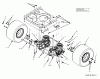 Cub Cadet RZT 50 17AA5D7P603 (2006) Pièces détachées Entraînement de roulement, Roues
