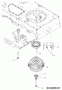 Cub Cadet CC 1527 13A-241G603 (2003) Pièces détachées Embrayage électromagnétique, Poulie moteur