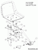 Cub Cadet GT 1223 14AB13CP603 (2006) Pièces détachées Support de siège jusqu`au 01.02.2006