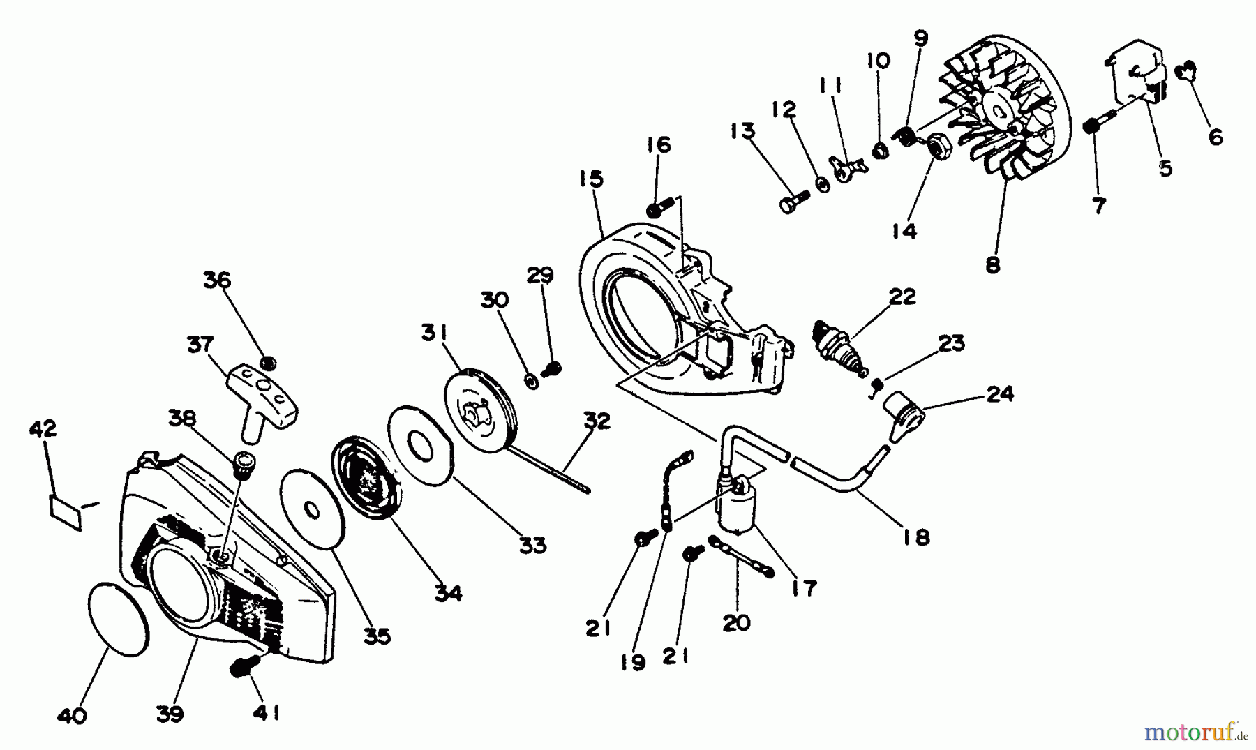  Echo Sägen, Kettensägen CS-550EVLP - Echo Chainsaw Ignition, Starter