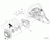 Echo CS-550P - Chainsaw, S/N: C10712001001 - C10712999999 Listas de piezas de repuesto y dibujos Starter