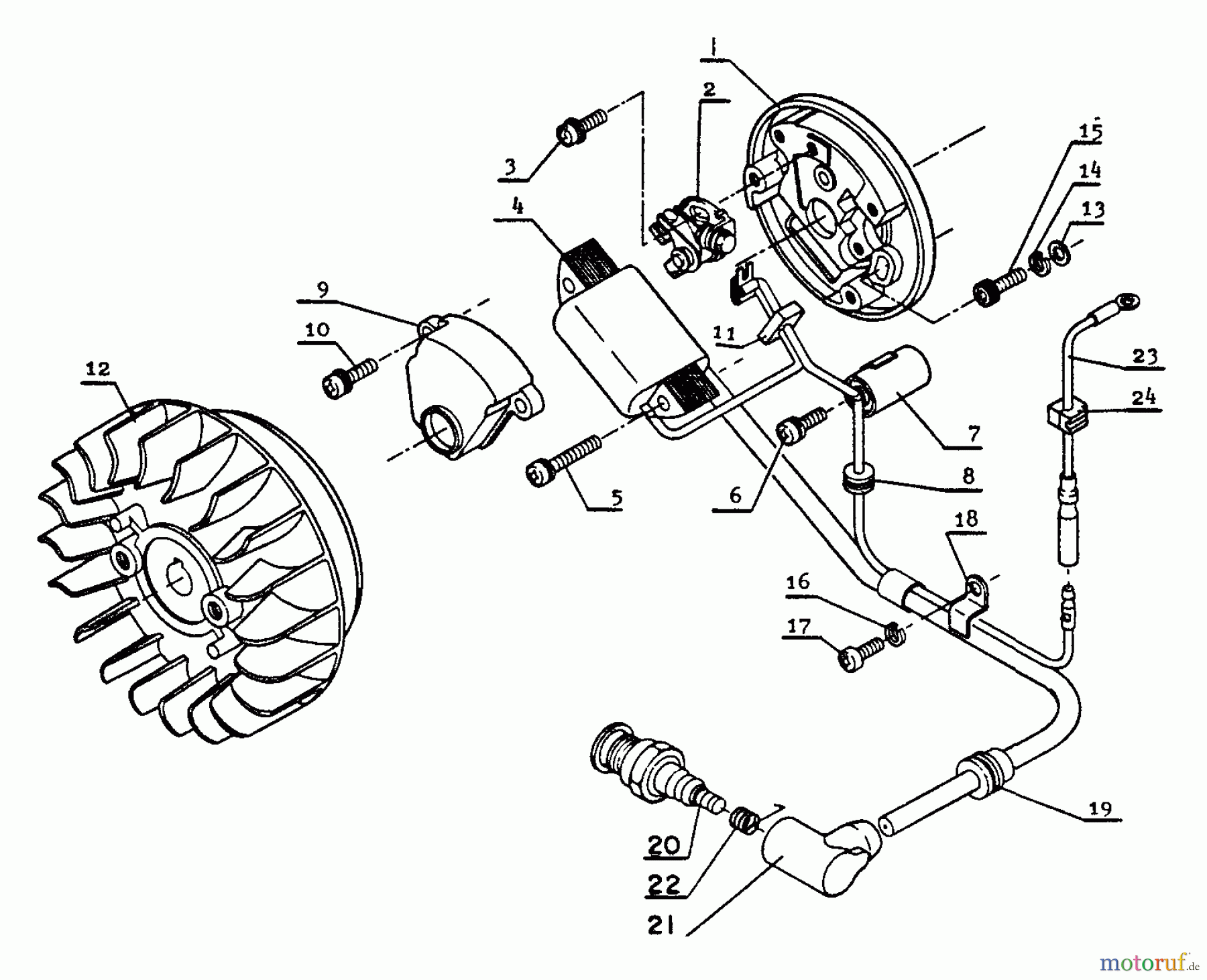  Echo Sägen, Kettensägen CS-601S - Echo Chainsaw Magneto