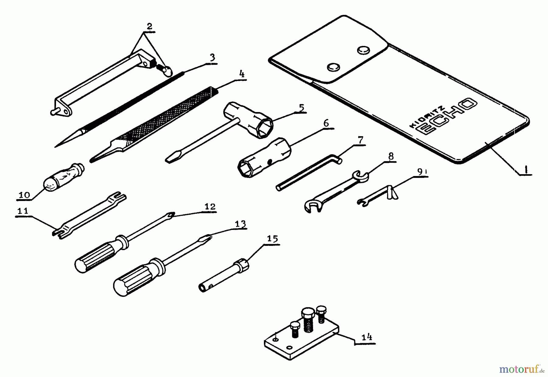  Echo Sägen, Kettensägen CS-601SVL - Echo Chainsaw Tool (Option)