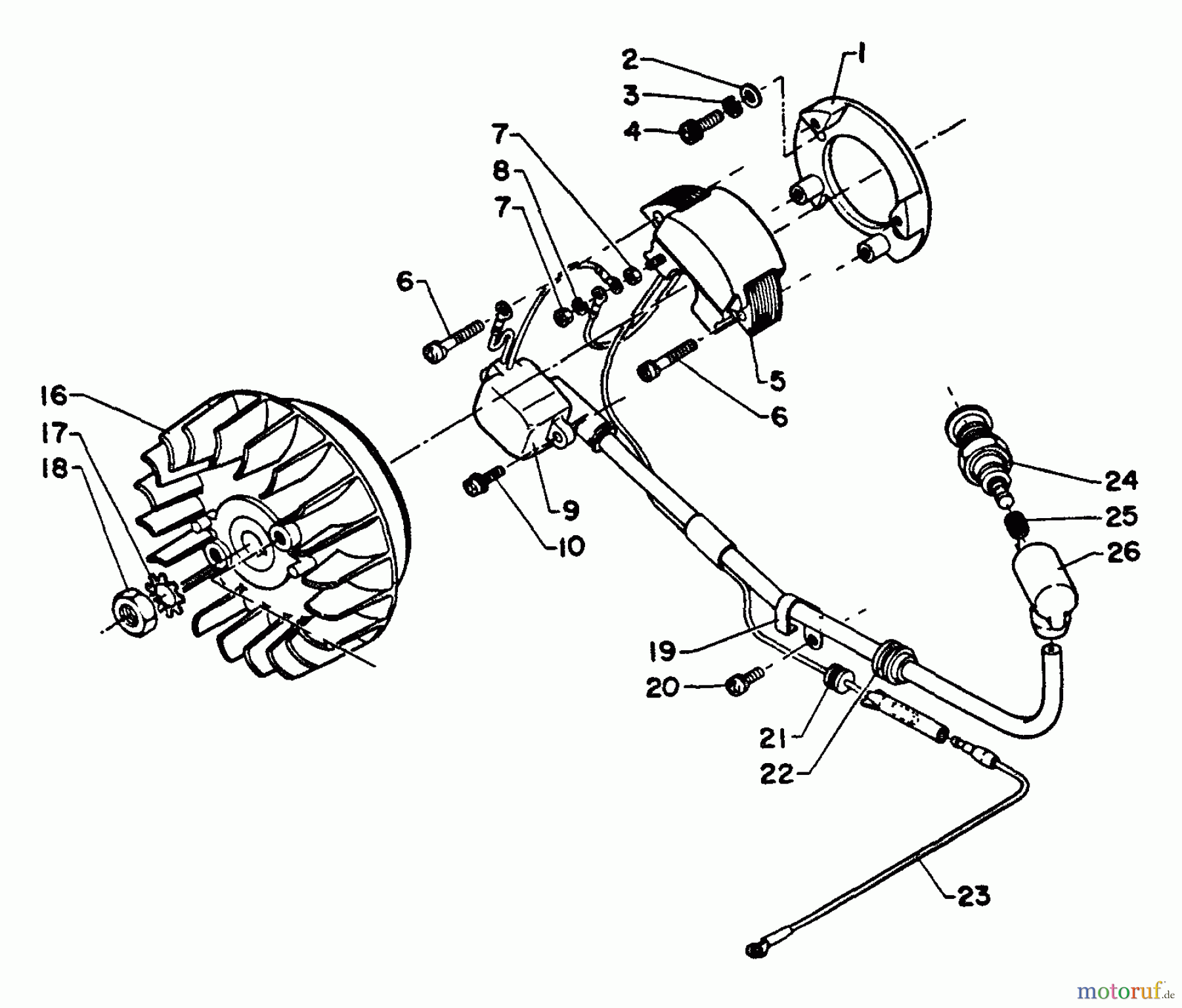  Echo Sägen, Kettensägen CS-702EVL - Echo Chainsaw Magneto And Stator For Model CS-702EVL Only