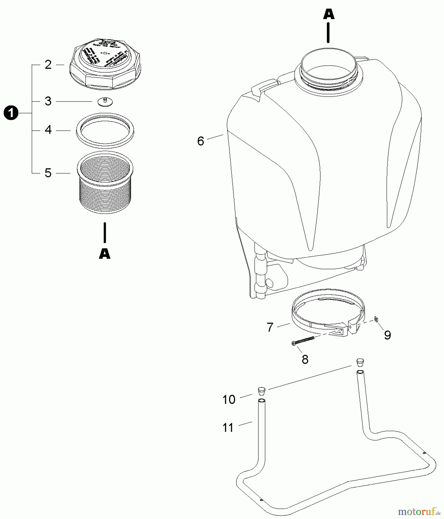  Echo Pflanzenschutzspritzen MS-40BD - Echo Manual Sprayer, Tank