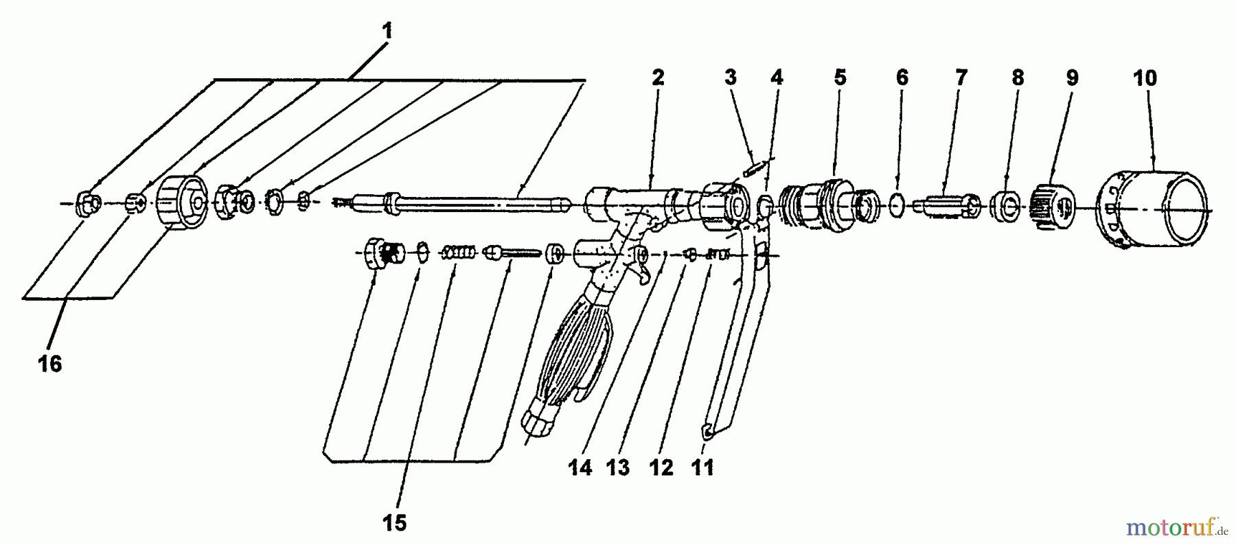  Echo Pflanzenschutzspritzen SHR-2100 - Echo Power Sprayer Pistol Grip Spray Nozzle