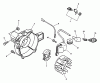 Echo GT-2000R - String Trimmer (Type 1E) Listas de piezas de repuesto y dibujos Ignition, Fan Case
