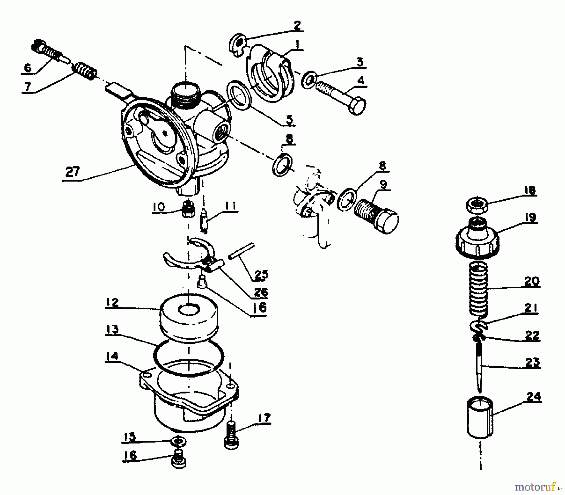  Echo Trimmer, Faden / Bürste RM-303E - Echo String Trimmer Carburetor
