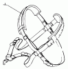 Echo SRM-201F - String Trimmer Listas de piezas de repuesto y dibujos Shoulder Harness