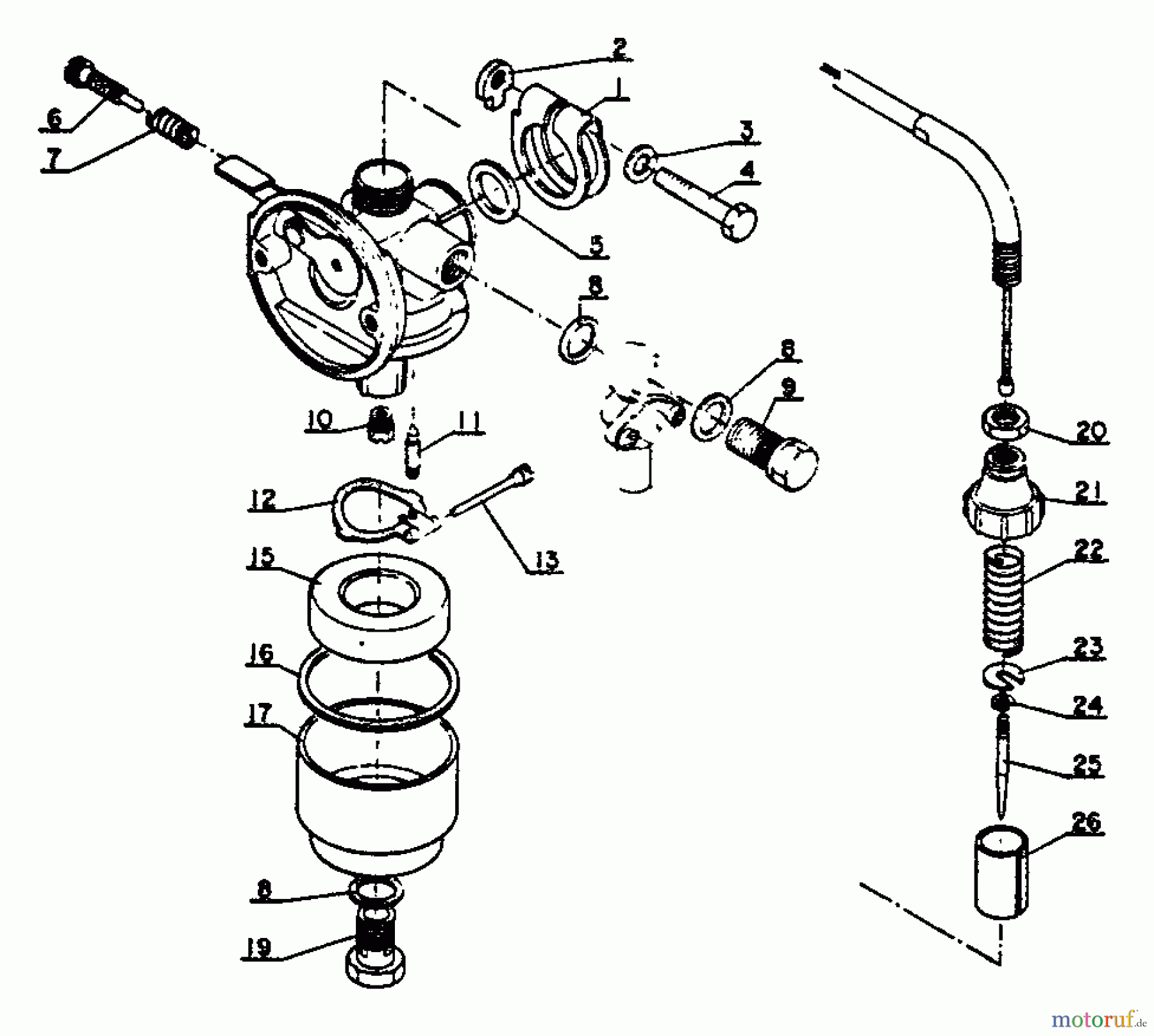  Echo Trimmer, Faden / Bürste SRM-202F - Echo String Trimmer Carburetor