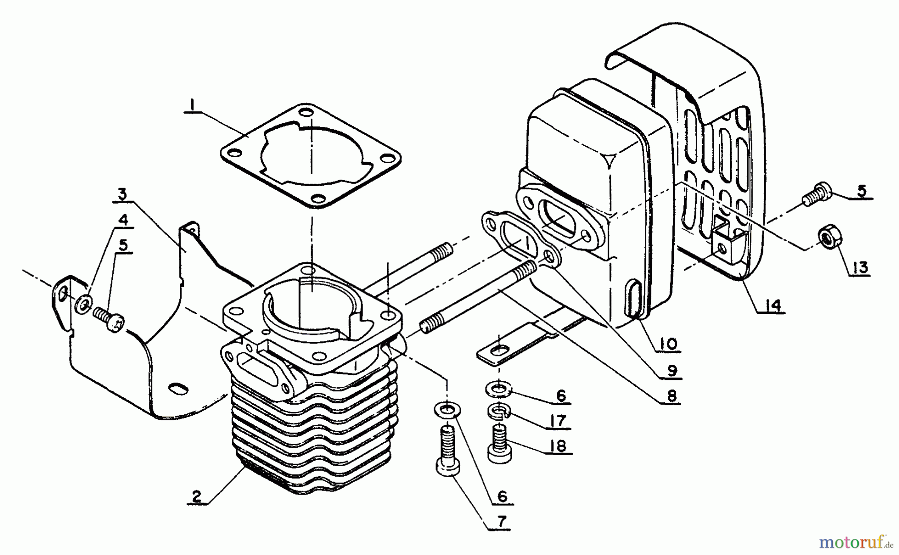 Echo Trimmer, Faden / Bürste SRM-202FA - Echo String Trimmer Cylinder