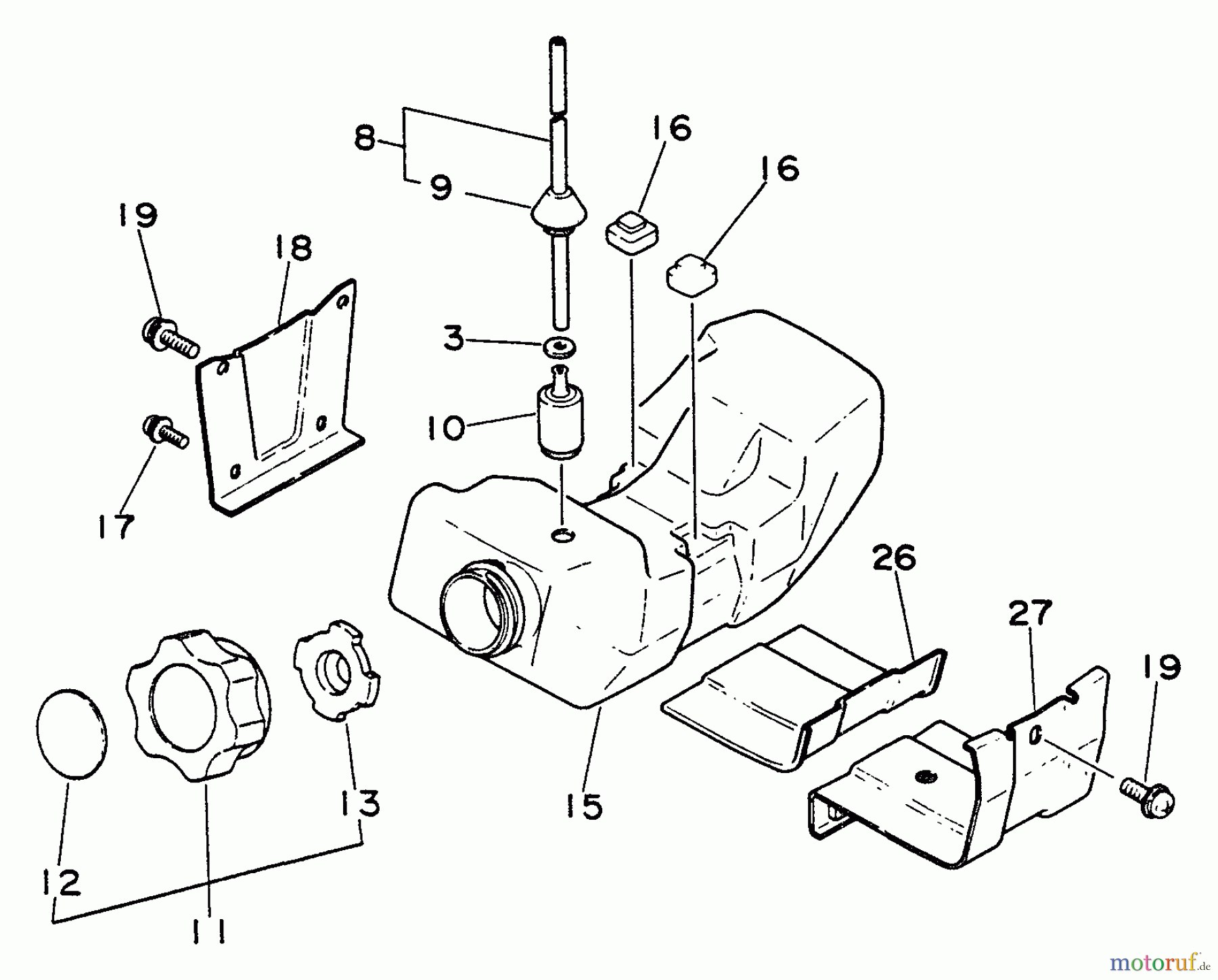  Echo Trimmer, Faden / Bürste SRM-250E - Echo String Trimmer Fuel System