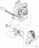 Echo PB-260L - Back Pack Blower, S/N: 05001001 - 05999999 Pièces détachées Engine Cover, Starter