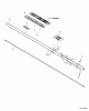 Echo SRM-311S - String Trimmer, S/N:09001001 - 09999999 Pièces détachées Main Pipe Assembly, Solid Driveshaft