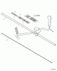 Echo SRM-400U - String Trimmer/Brush Cutter, S/N:S04703004774 - S0470399999 Spareparts Main Pipe, Solid Driveshaft