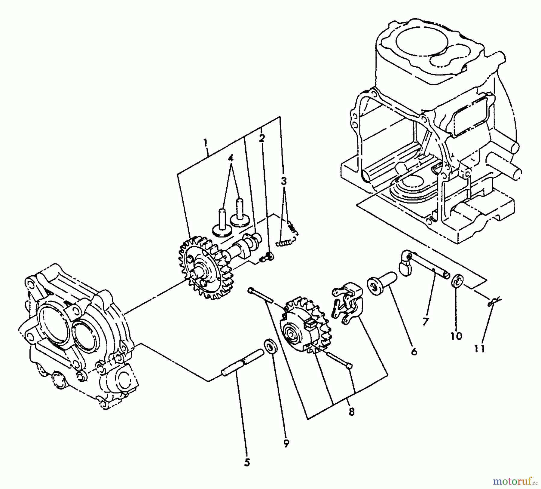 Echo Wasserpumpen WP-1500 - Echo Water Pump, S/N: 02432 - 99999 Camshaft, Governor