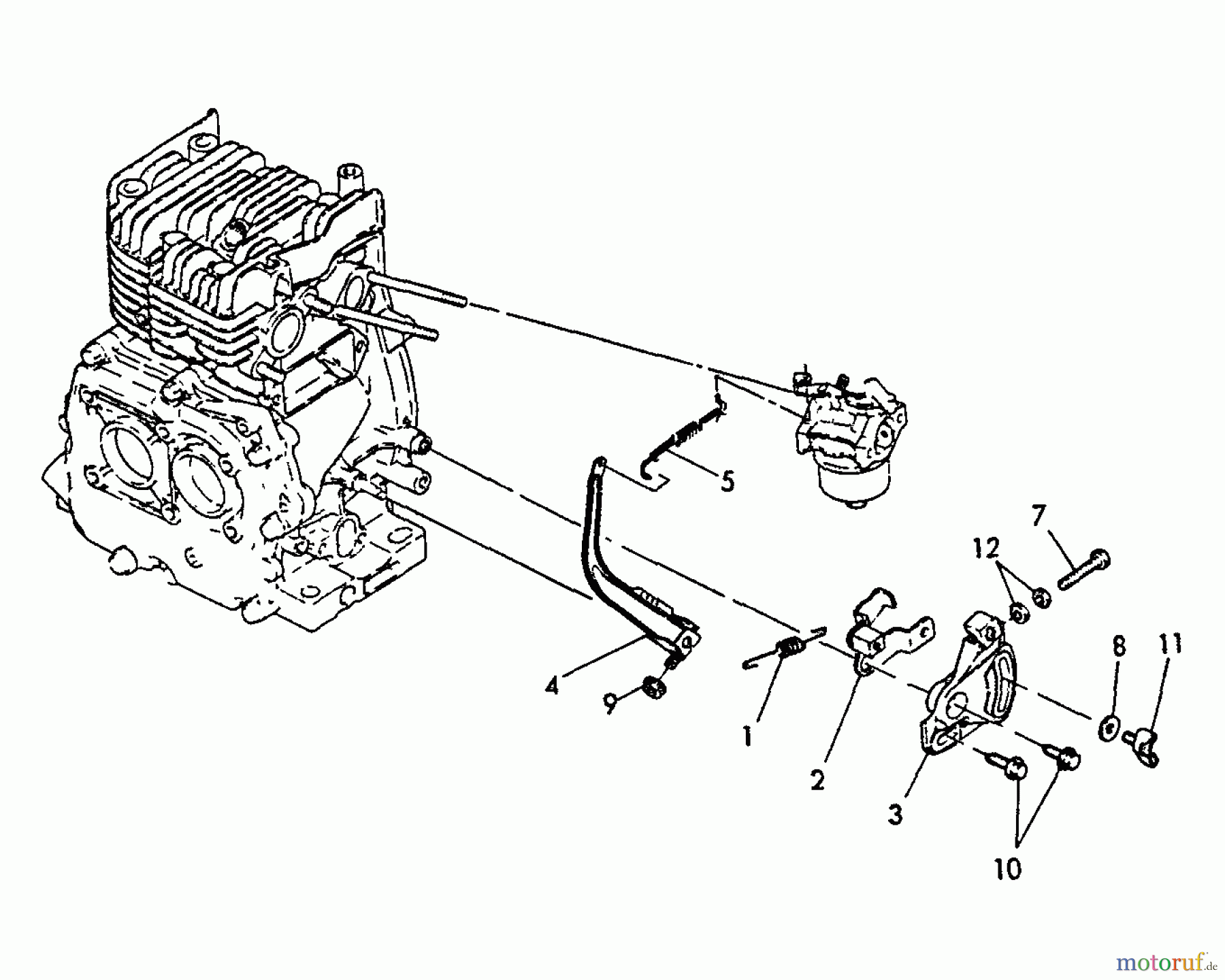  Echo Wasserpumpen WP-3000 - Echo Water Pump, S/N: F7299 - F9999 Throttle, Governor Lever